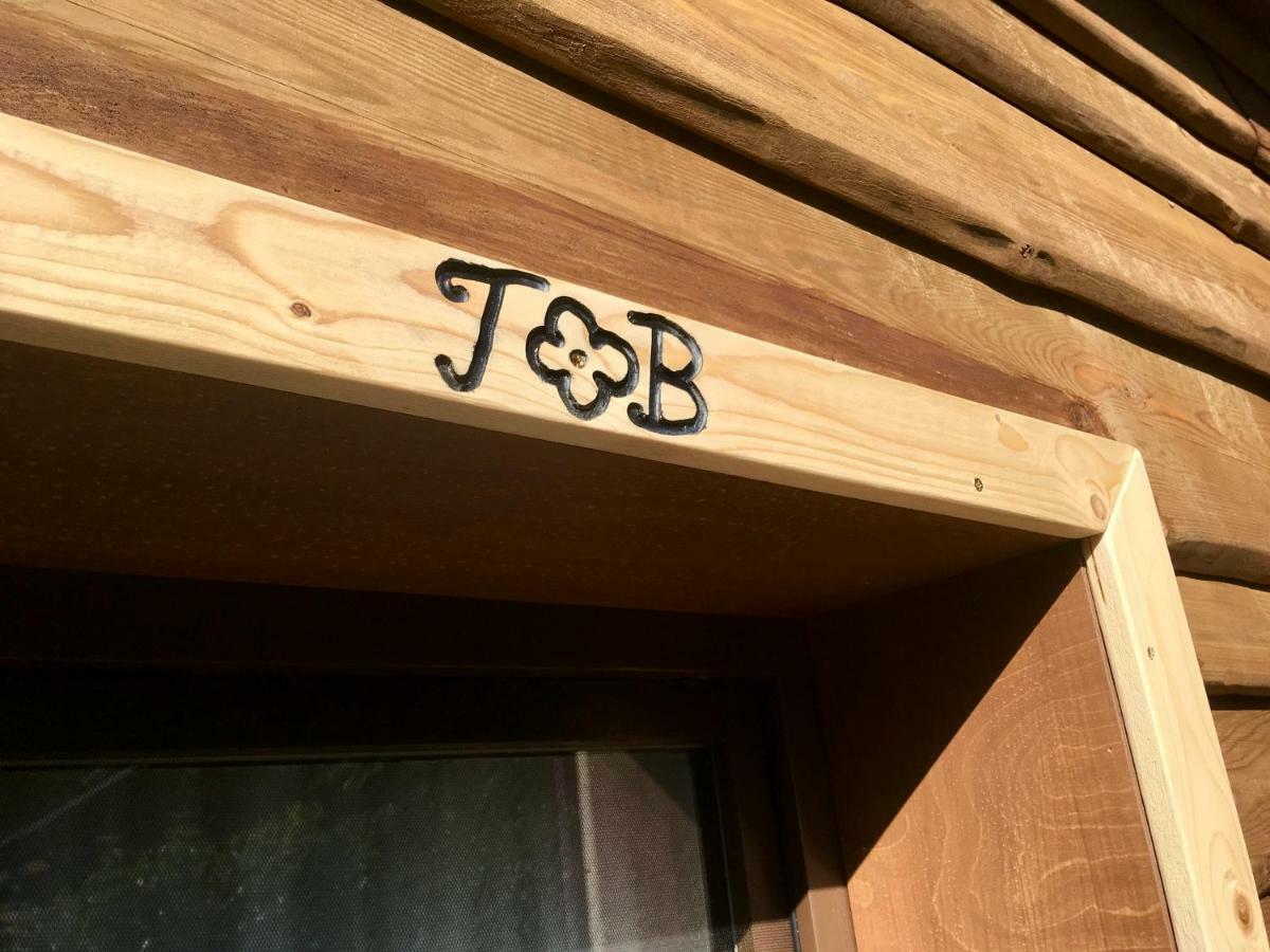 Holzhaus Trollbluemchen Am Wald Und See Neuruppin Exterior foto