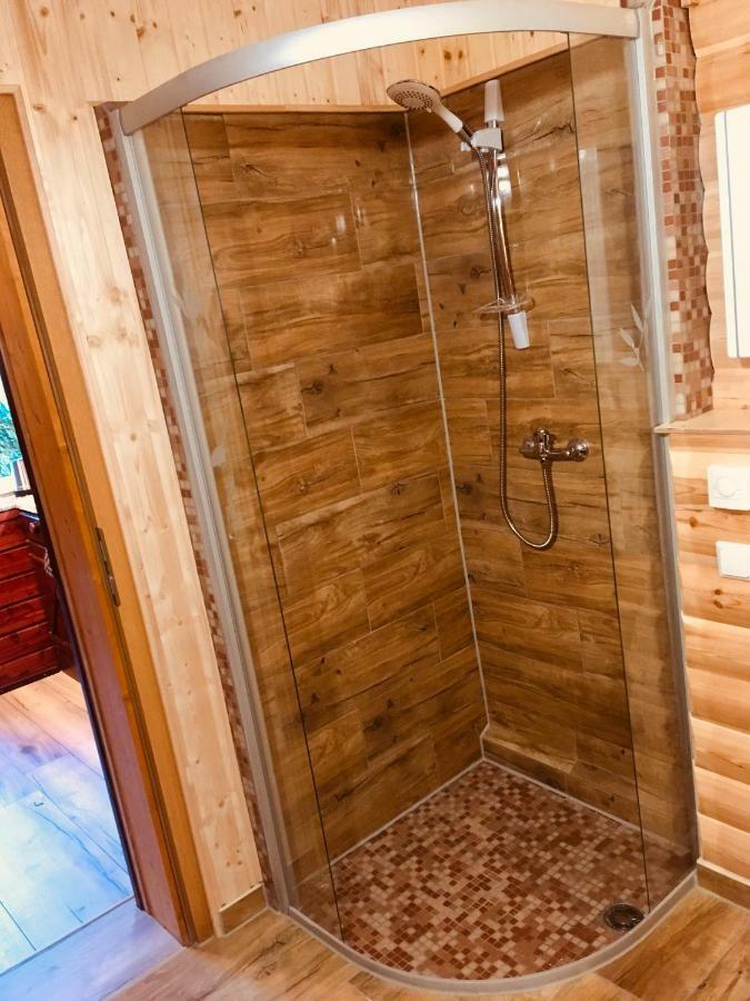Holzhaus Trollbluemchen Am Wald Und See Neuruppin Exterior foto